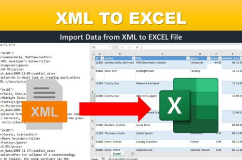 Converting XML to Excel